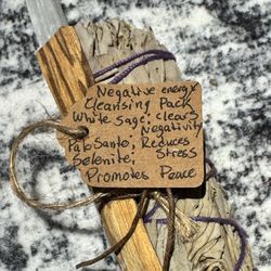 negative energy cleansing pack