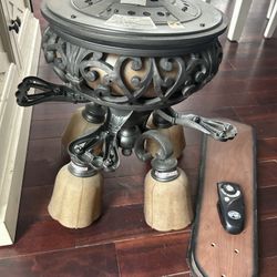 Ceiling Fan with Light Kit + Remote – Never Installed