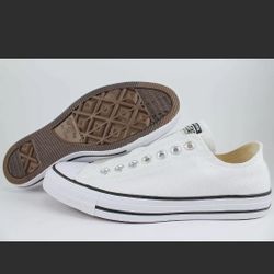 Converse Slip On No Lace Chuck Taylor Size 10 Men White