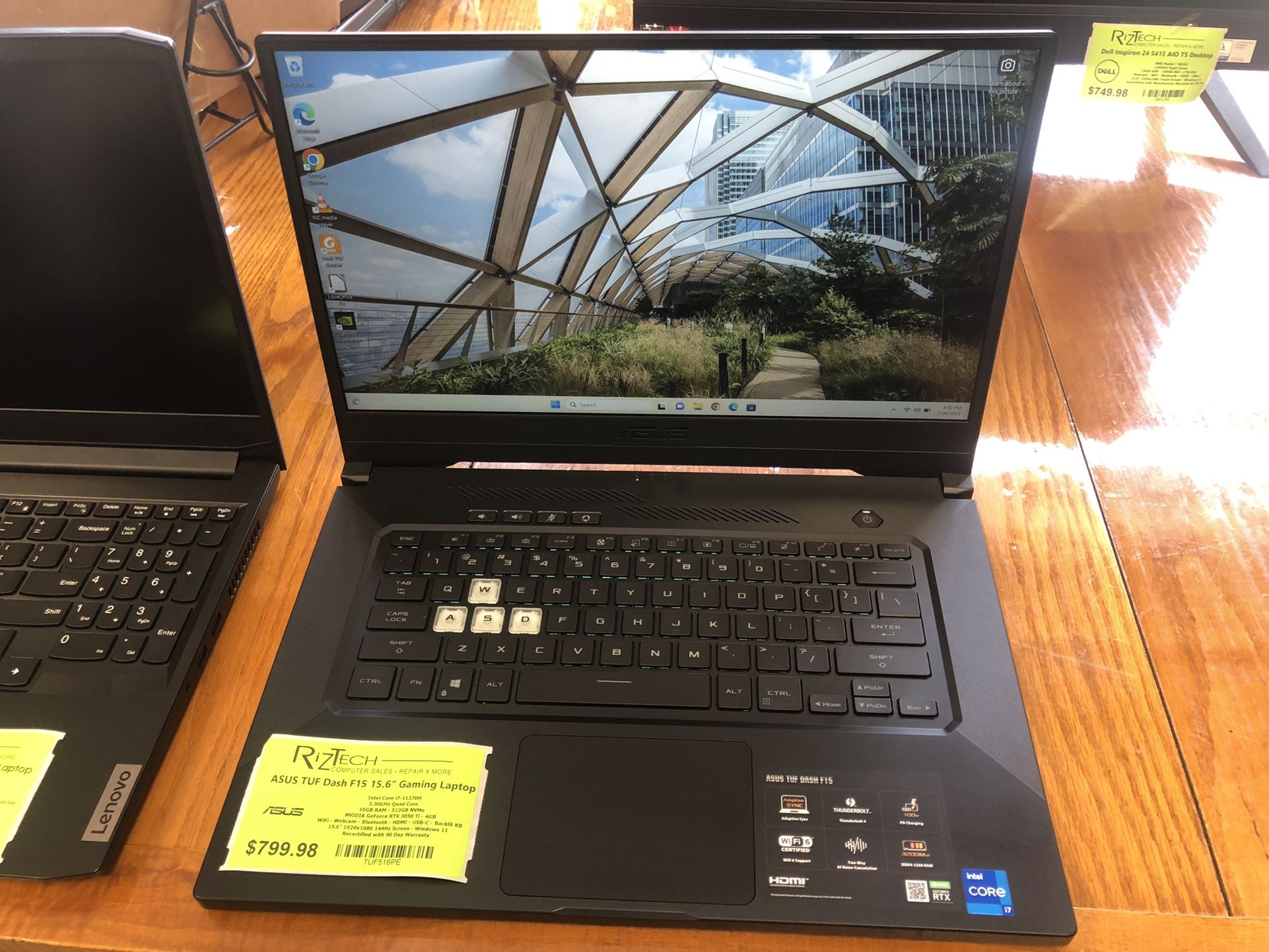 ASUS TUF Dash F15 15.6" Gaming Laptop