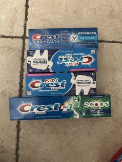Crest toothpaste