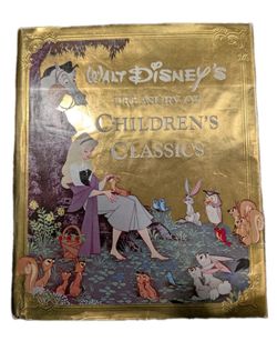 Walt Disney's Treasury of Children's Classics Hardcover  1978 Vintage Colored