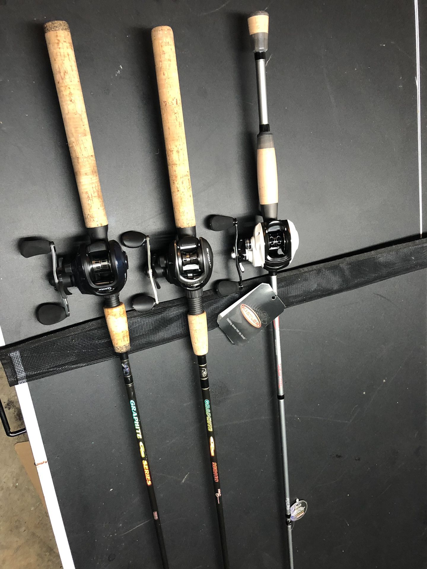 Baitcaster fishing rods