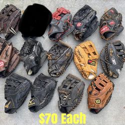 Baseball Gloves $70 Each Firm Have More Equipment Available