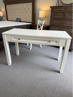 White desk