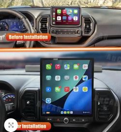 Tesla screen radio for Ford Bronco Sport 2020-2025