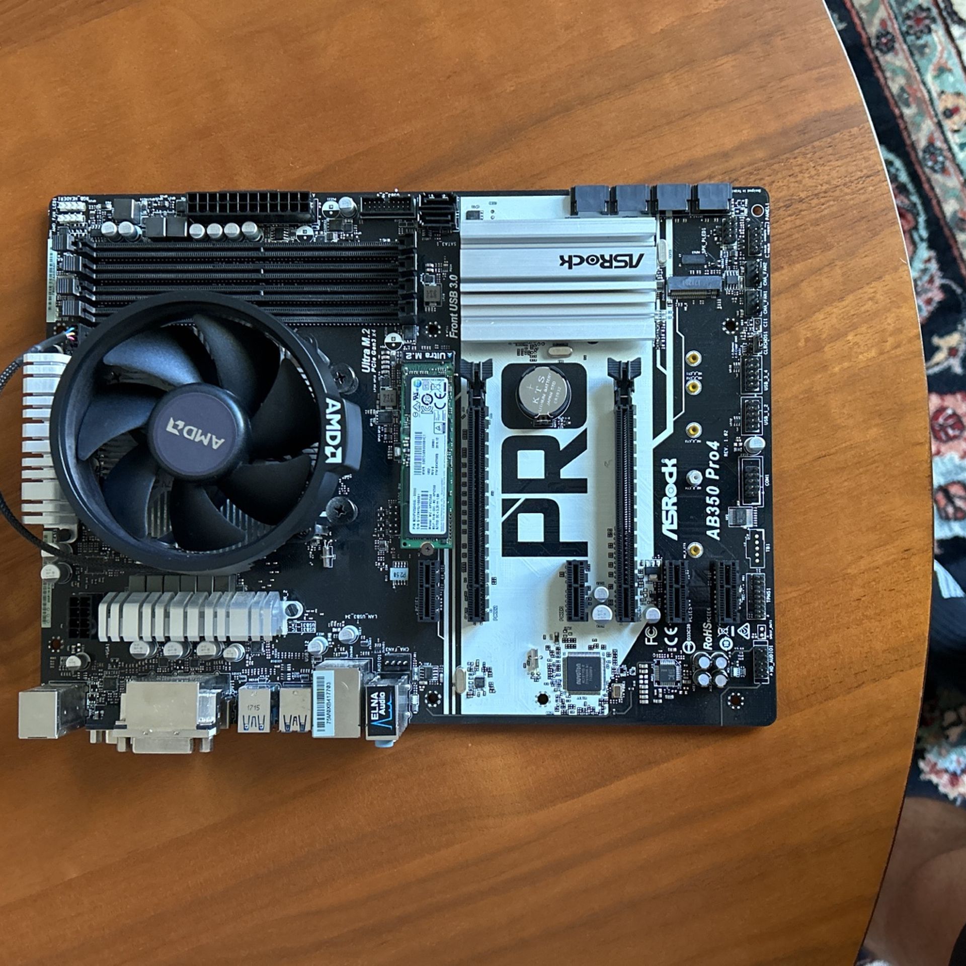 Ryzen 1500x, Asrock AB350 Pro4 Motherboard