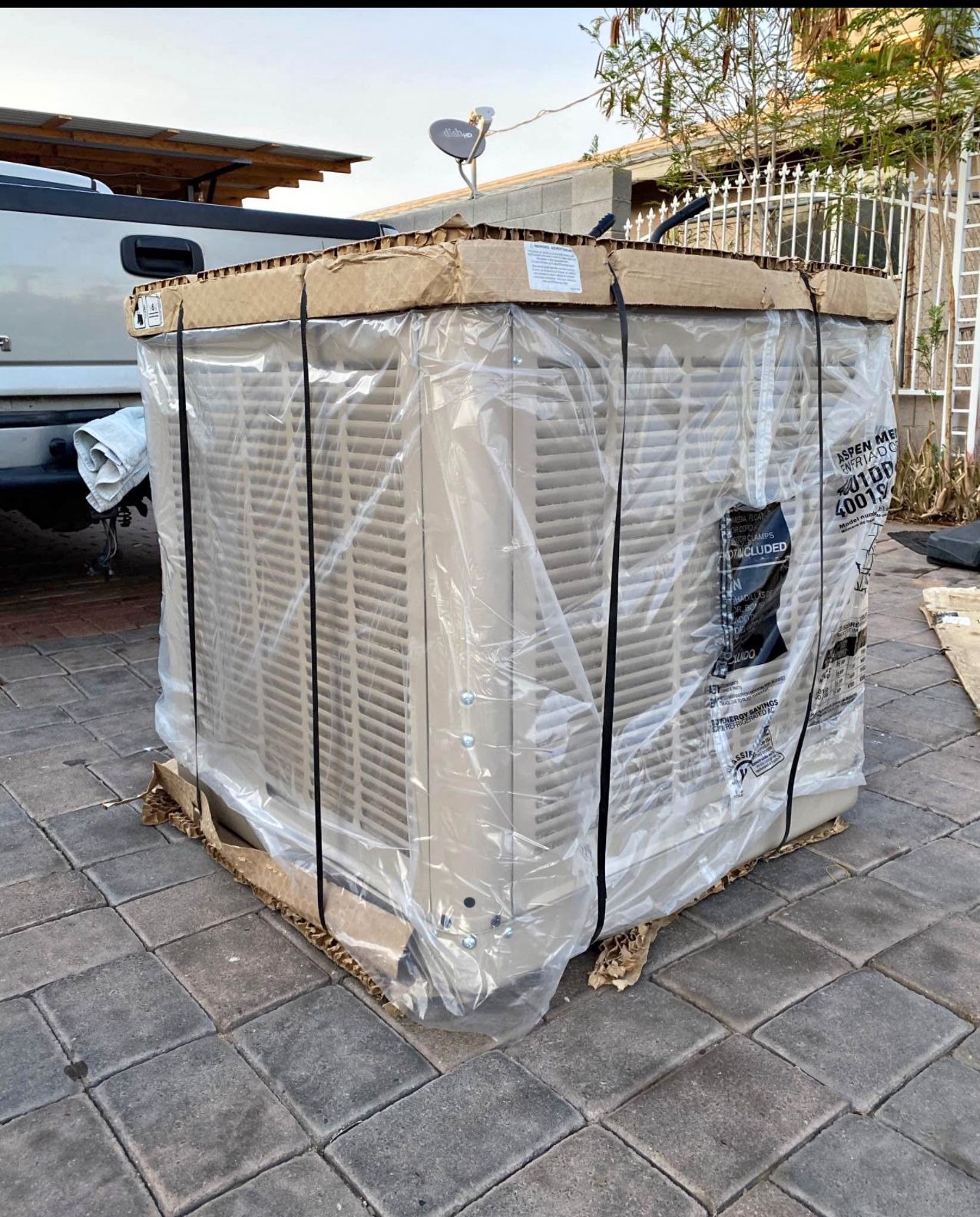 Champion Cooler 4900 CFM Down-Draft Roof Evaporative Cooler for 1800 sq. ft. (Motor Not Included)