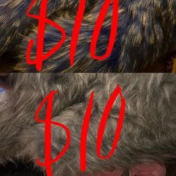 4 PAIRS OF FURRY BOOTS $10 EACH