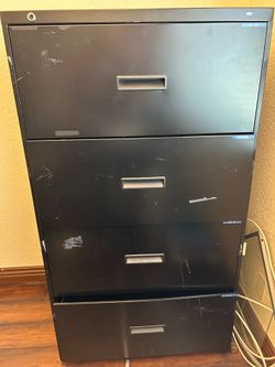 4-drawer lateral file cabinet