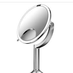 Brand New No Box Simplehuman Sensor Mirror Trio 8”