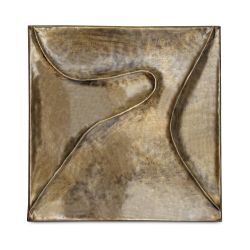 Bode Aged Brass Wall Sculpture