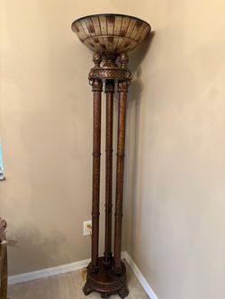 Ornate Torchiere Floor Lamp