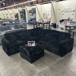 Black Sectional 