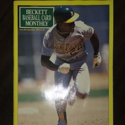 Vintage Beckett Baseball Card Monthly Magazine's 