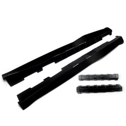 gloss black zl1 style side skirt