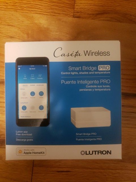 Lutron L-BDGPRO2-WH Caseta Wireless Smart Bridge PRO 2