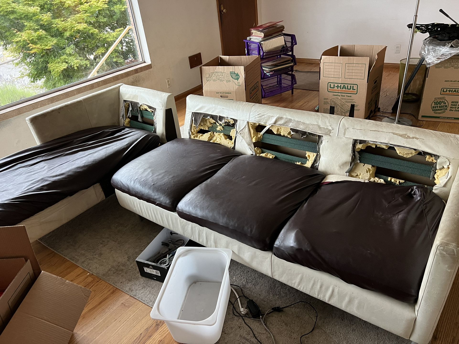 Room And Board Leather Couch