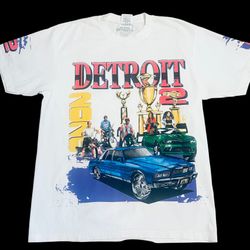 Big Sean Shirt Merch Detroit 2 white 2020 Graphic Tee Rap tee LARGE NWOT