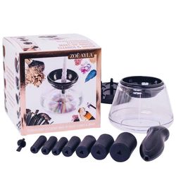 MakeupBrushCleaner - ZoeAyalaRevolutionaryElectronicMakeupBrush Cleaner & Dryer - 8FlexibleCollarsFit Most All BrushSizes - 25 Seconds & DONE New in t