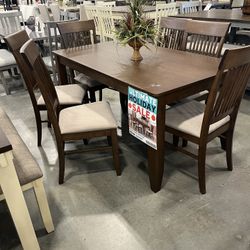 Seven Piece Dining Room Set 