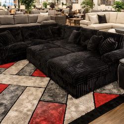 Corduroy Sleeper Sectional – AMAZING DEAL!