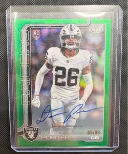 2026 Topps Chrome Darien Porter Rookie Autograph Green Parallel 85/99