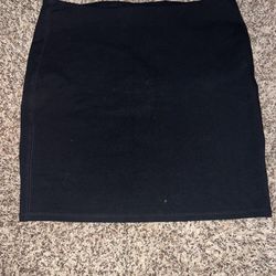 Woman’s Black Pencil Skirt