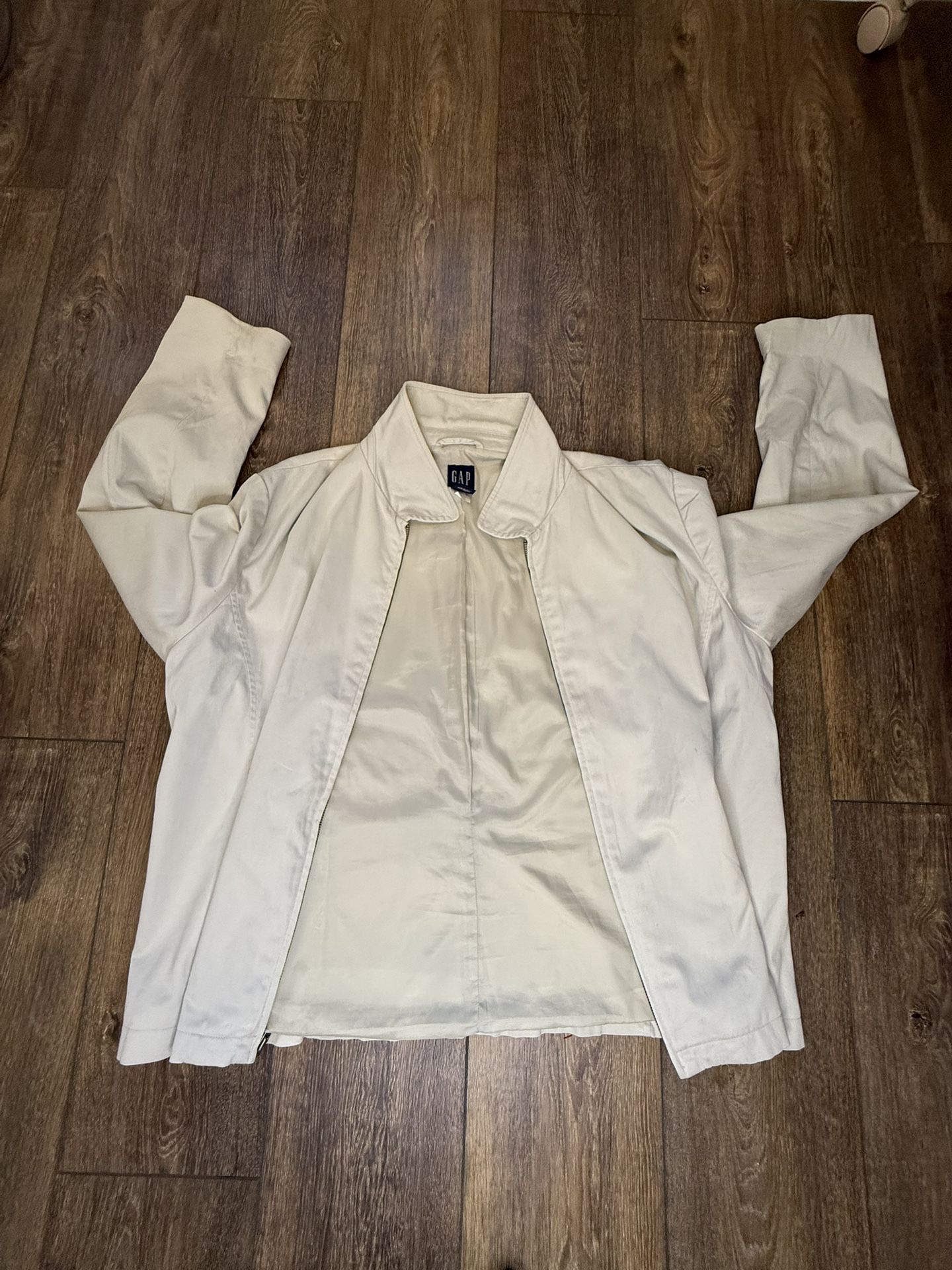 Cream GAP vintage bomber jacket