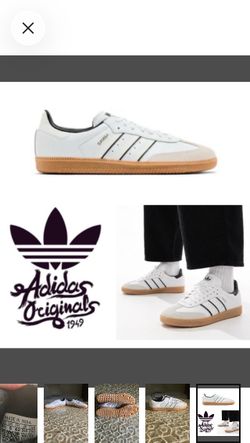 NEW! adidas Samba OG 'Two Tone Stripes - Black' (42)