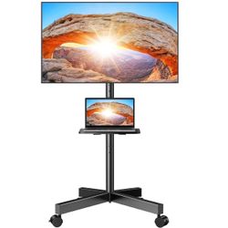 Rolling TV Stand for 23-60 Inch LED