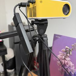 Projector, Amazon Fire Stick And Speaker 