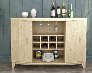 51 Inch Buffet Bar Cabinet Wine 