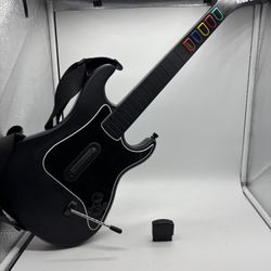 PS2 Guitar Hero Red Octane Kramer Striker Wireless Guitar With Dongle - W/strap 