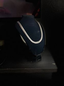 Silver Miami Cuban Link Chain Necklace