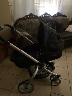 Bassinet and seat stroller