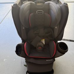 Evenflo Revolve360 Extend Convertible Car Seat with 360 Degree Rotation, Extended Rear-Facing, Forward-Facing, Booster Mode, and Secure LATCH Install,