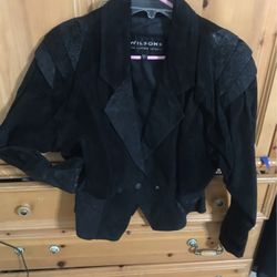 Wilson’s Leather Jacket $10 Vintage Large Women 