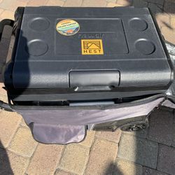 New Air 48 Quart Dual Zone 12 Volt Wheeled Cooler