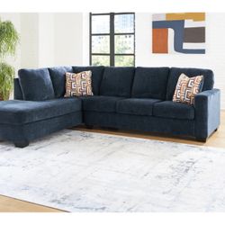 🛋️ Blue Sectional Sofa – Brand New in Box  $450 (or best offer)