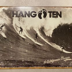 Vintage Hang 10 Surf Sign 