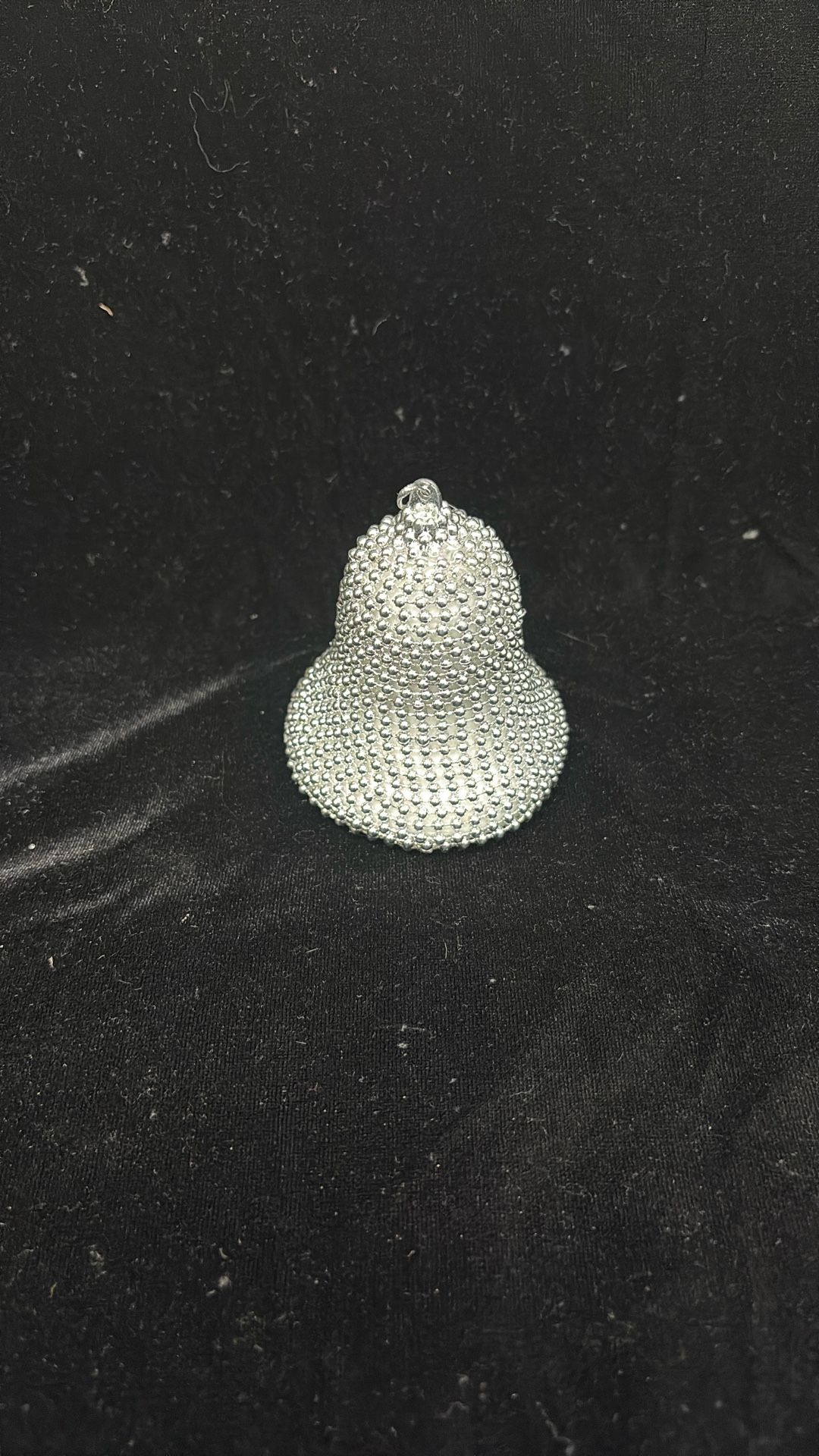 Silver Bell Shaped Ornament