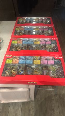 Pokémon 8 Pack Gift Set 4 Boxes