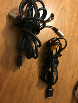 PlayStation a/v cables