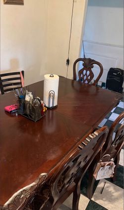 Dinner table/ with chairs