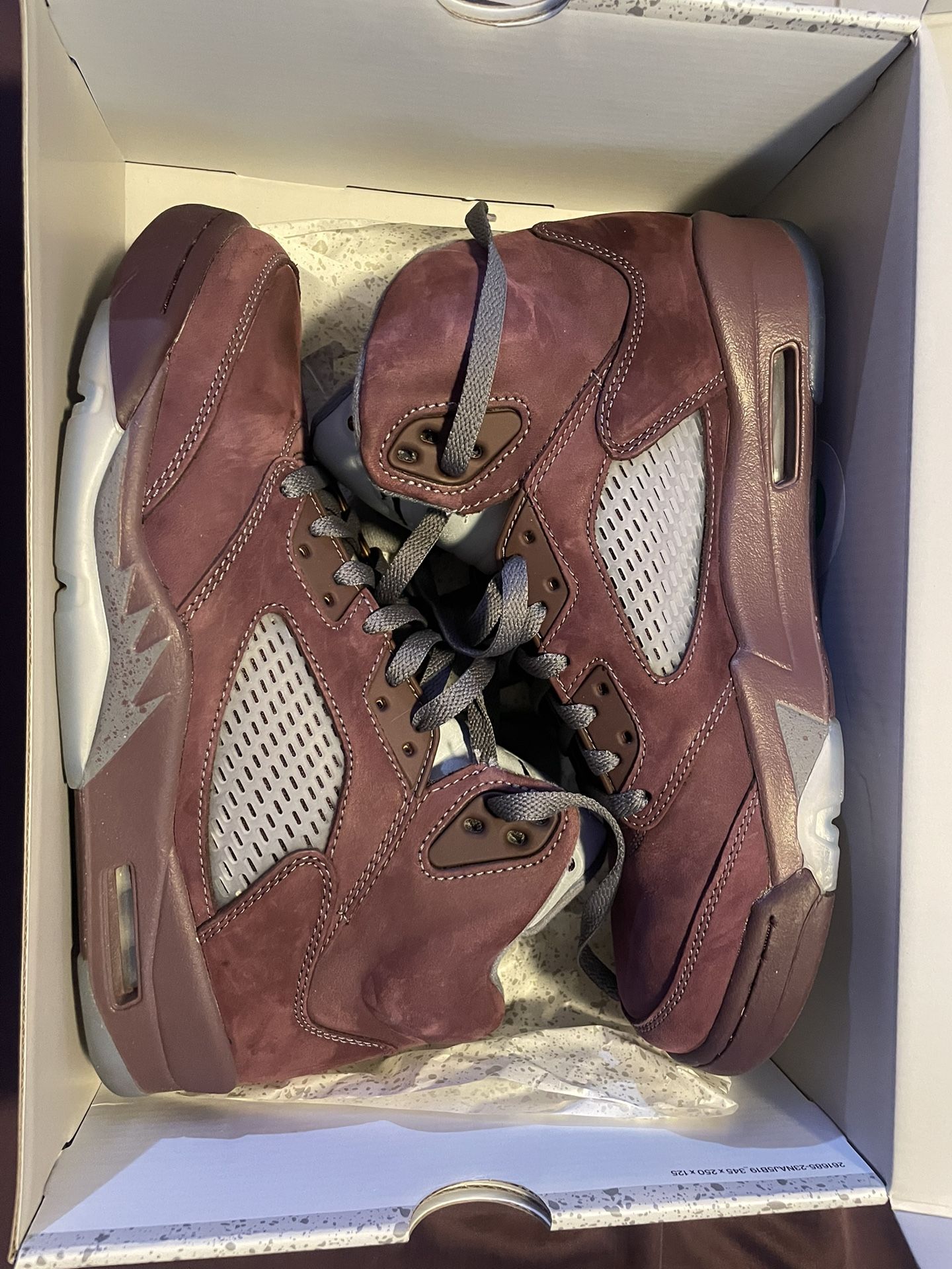 Air Jordan 5 Burgundy Size 10 With Box