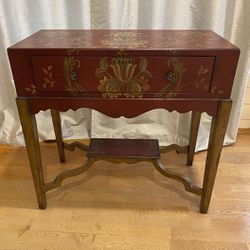 Vintage Console Table w Drawer