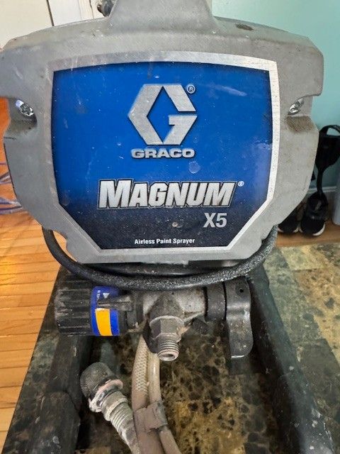 Graco Magnum x5 Airless Electric Paint Sprayer, High speed, 25 ft hose
