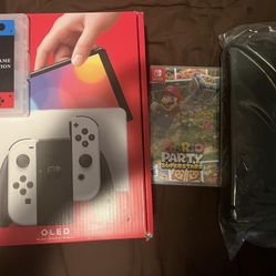 NEW OLED NINTENDO SWITCH BUNDLED WITH MARIO PARTY