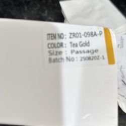 6 Tea gold passage door